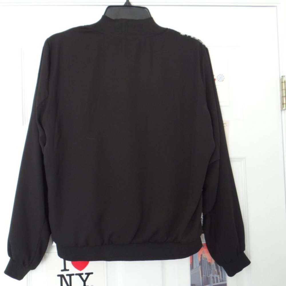 Embroidered Bomber Jacket - Picture 5 of 5